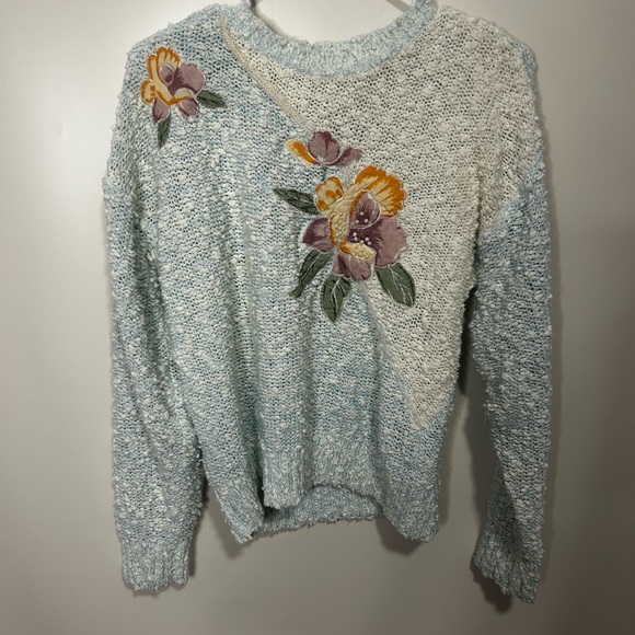 Needles & Yarn Sweaters - Needles and Yarn Sweater‎ with Embroidery - Vintage